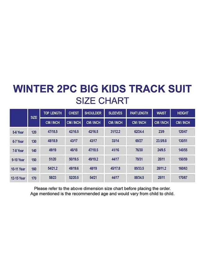 ليتل سربرايز بوكس Casual Black With Green Borer 2Pcs Track Suit Set For Kids & Tweens