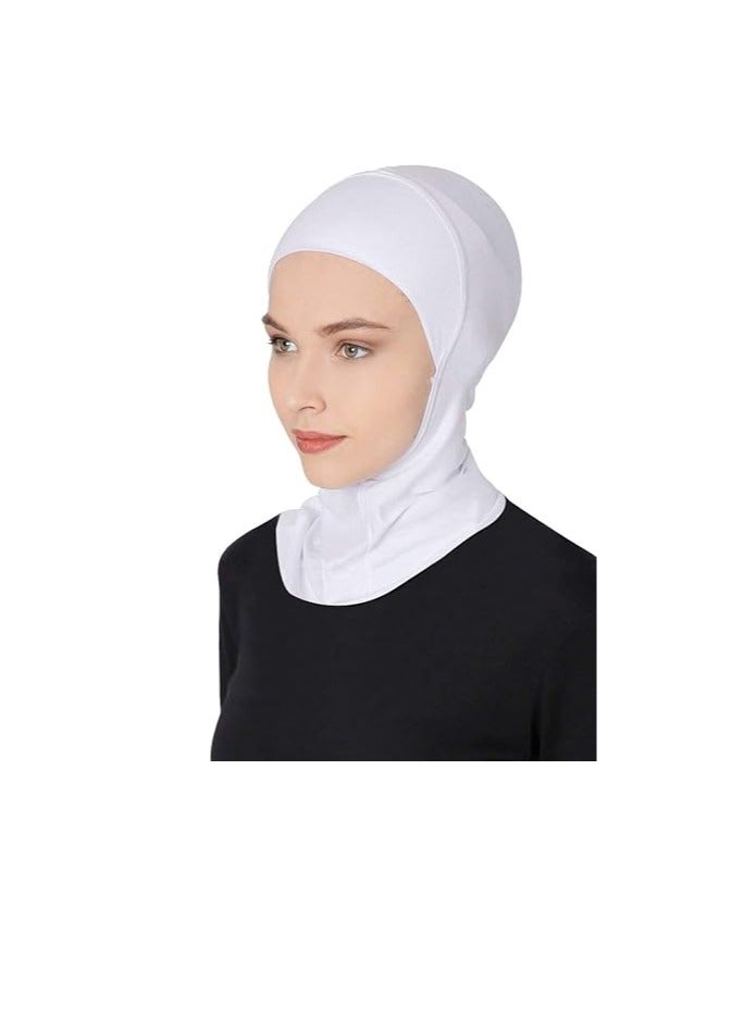 SYNSYB Solid Women's Muslin Hijab Sport Head Scarf Plain Under Scarf Muslimah Turban Cap Scarf Ramadan Accessory - Image 1