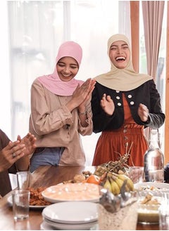 SYNSYB Solid Women's Muslin Hijab Sport Head Scarf Plain Under Scarf Muslimah Turban Cap Scarf Ramadan Accessory  - Image 2