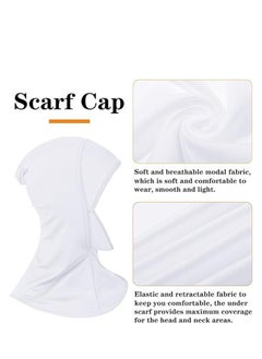 SYNSYB Solid Women's Muslin Hijab Sport Head Scarf Plain Under Scarf Muslimah Turban Cap Scarf Ramadan Accessory  - Image 5
