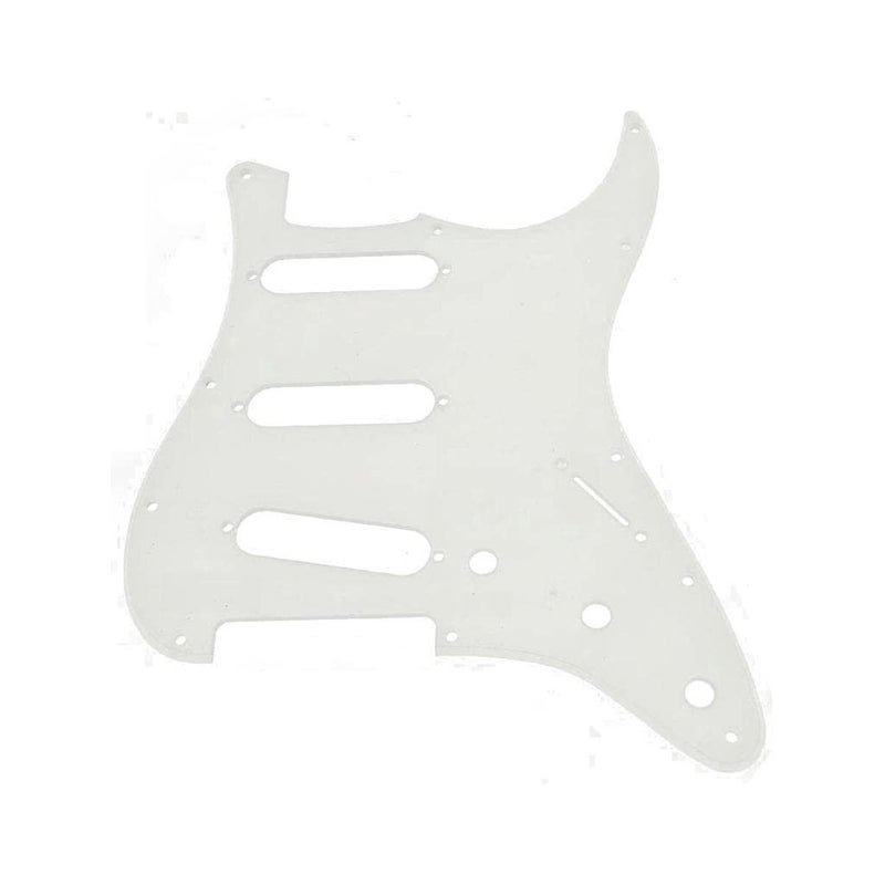 KAISH 11 Hole STStrat Style Pickguard SSS Pick Guard for USAMexico StratocasterStrat ClearTransparent 1 Ply - Image 2