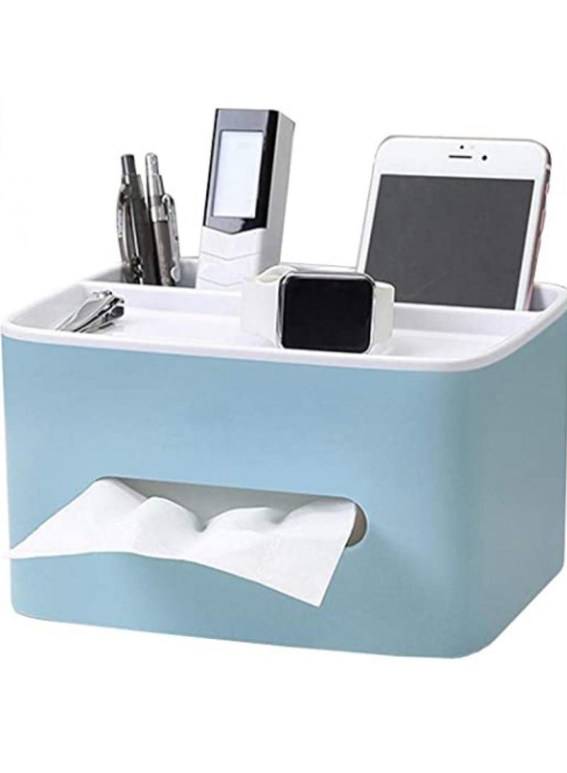 Multifunctional Tissue Box Desk Organizer  - Image 1