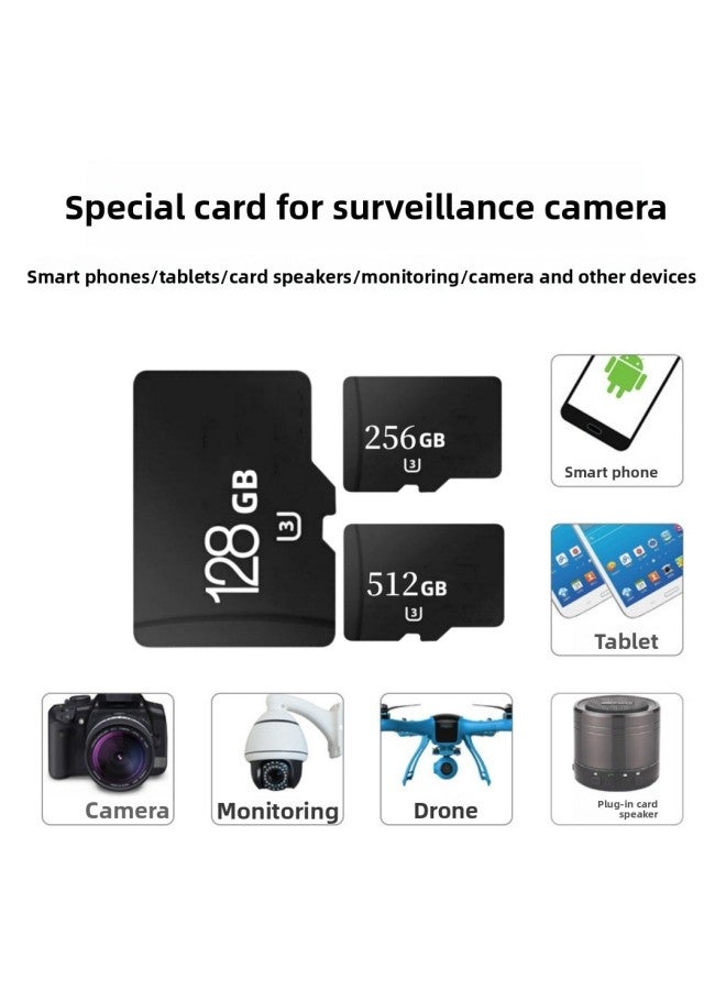 Home Surveillance Camera Memory Dedicated Card 128g High Speed 64Gtf Card Fat32Sd Card Tablet Phone Computer