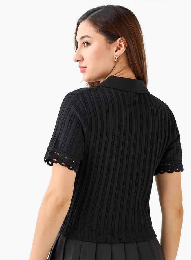 Lee Cooper Regular Fit T-shirt with Stripes - Image 3