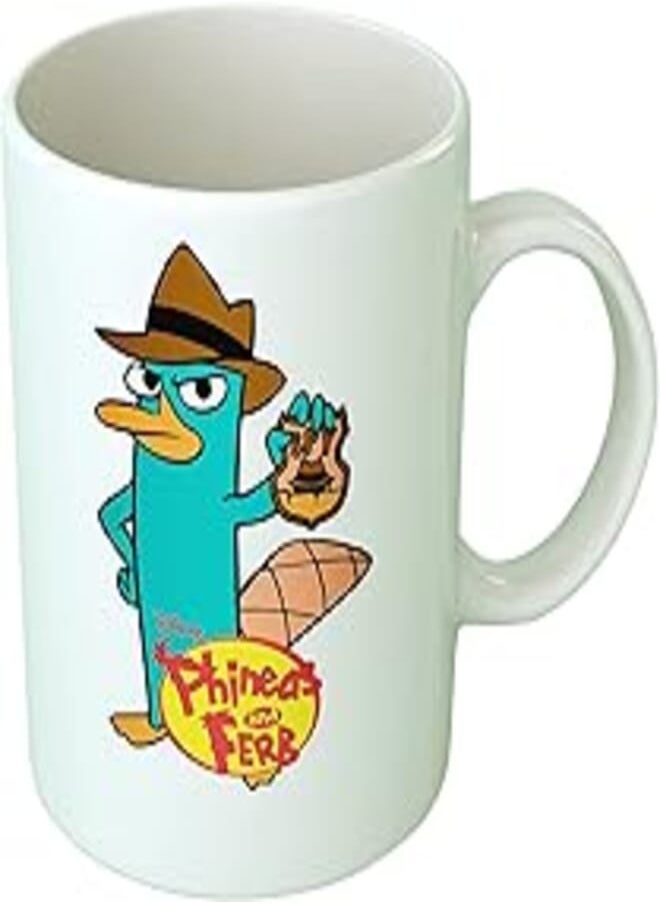 Upteetude - Upteetude Phineas and Ferb Coffee Mug - White - Image 1