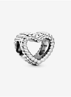 Pandora Violet Beaded Open Heart Charm  - Image 1