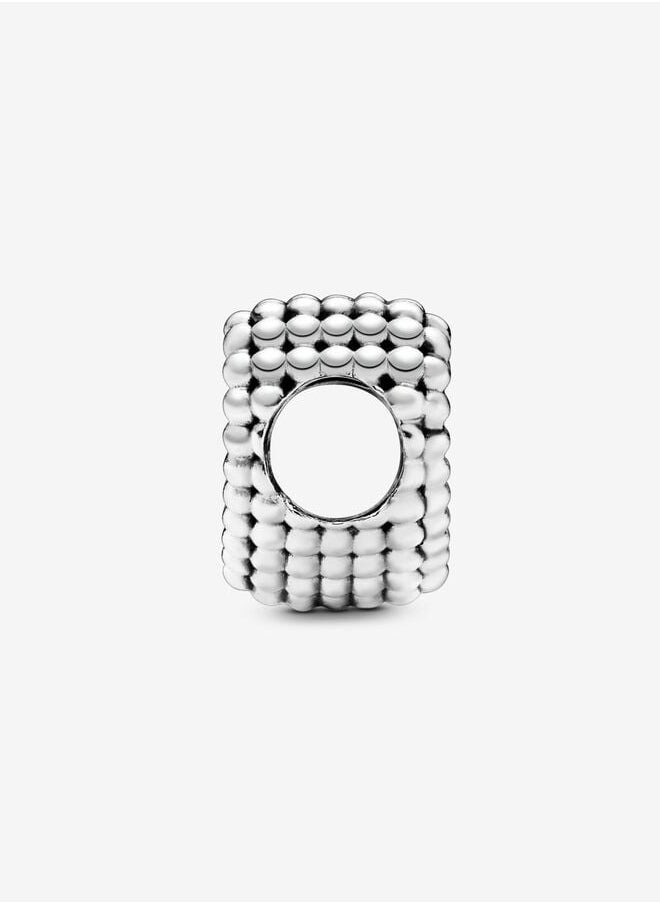 Pandora Violet - Beaded Open Heart Charm - Image 1