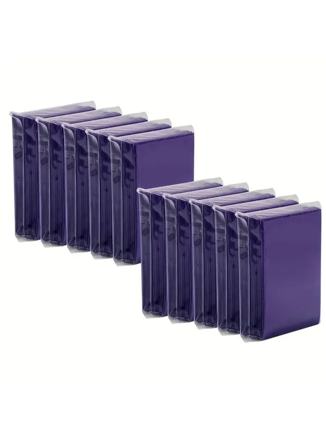 500 Purple Card Sleeves Matte Finish 66x91mm Anti Sweat Bend Resistant TCG Game Cards - Image 4