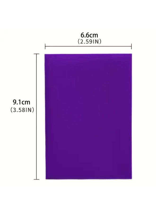 500 Purple Card Sleeves Matte Finish 66x91mm Anti Sweat Bend Resistant TCG Game Cards - Image 2