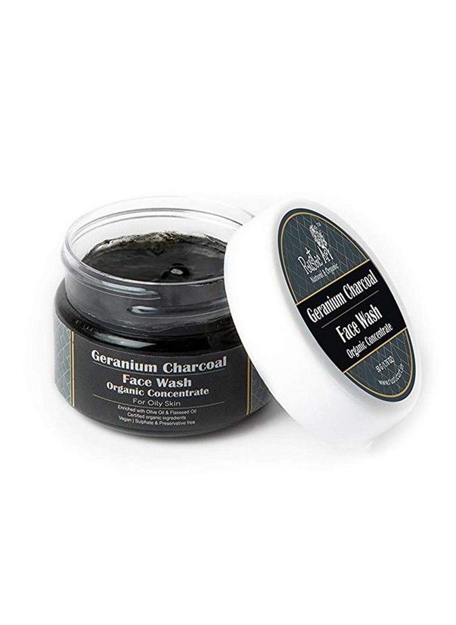 Rustic Art - Organic Face Wash Concentrates For Deep Cleansing & De Tanning With Neem Basil & Geranium Charcoal 50 Gms Each - Image 1