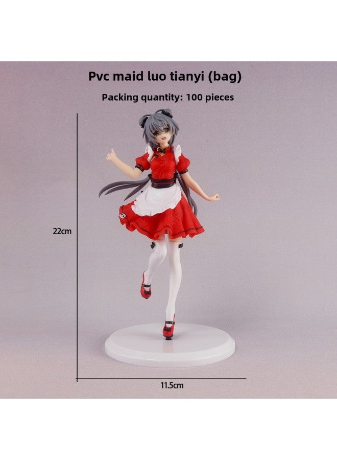 Women's Figure Collection Of Fulian Aniya Irena Sonia Nana Yukino Hatsune Conner Camu Y-Color:38 Maid Luo Tianyi (bag)  - Image 1