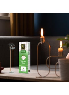 Zed Black Zed Black Luxe Kachha Bella,Camphor,Guggal Bambooless Incense Pack of 3 Agarbatti Nature Inspired Fragrances for Puja, Meditation, Refreshing Ambience  - Image 2