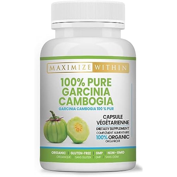 Maximum Slim 100% Pure Garcinia Cambogia Supplement - HCA Extract - Weight Support Formula for Men & Women - Non-GMO, Gluten Free - 60 Capsules - Image 2