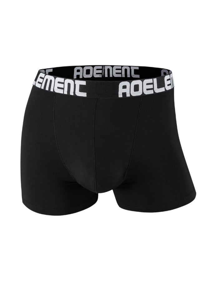 Men's Underwear Holster Ice Silk Mesh Pocket Underpants Men's Youth Gun Bullet U-convex Separation Solid Color Boxer Pants