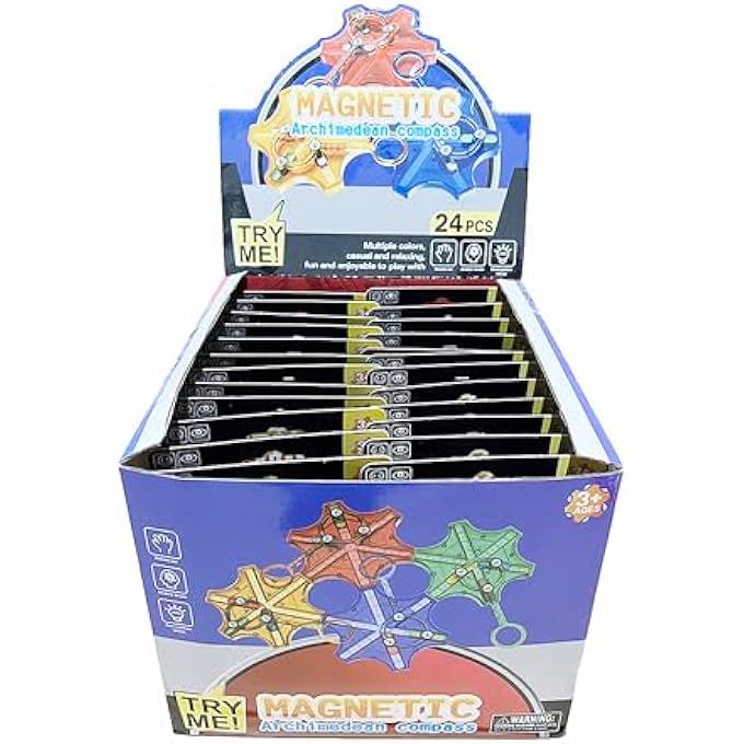 macmerise Galaxy Magnetic Arch 1 Medean Compass Fidget Toy - Assorted Colors, 1 Piece | Stress Relief & Focus Improvement - Image 5