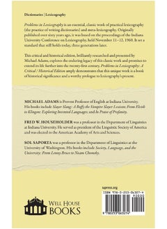 Problems in Lexicography: A Critical / Historical Edition  - Image 2