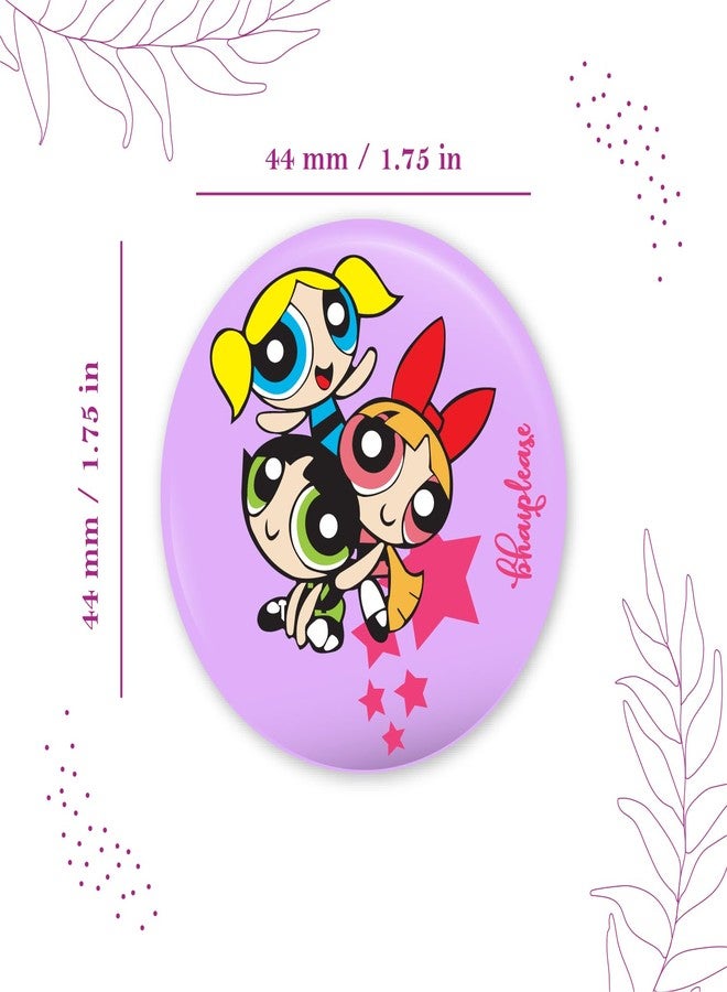 Bhai Please Powerpuff Badge | 44mm Round Shaped Pin- Badge | Pin-Back Button Badge | Gift for Birthday, Events (10) - Image 2