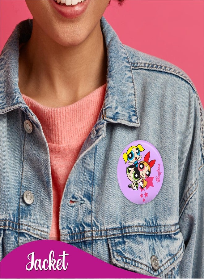 Bhai Please Powerpuff Badge | 44mm Round Shaped Pin- Badge | Pin-Back Button Badge | Gift for Birthday, Events (10) - Image 3