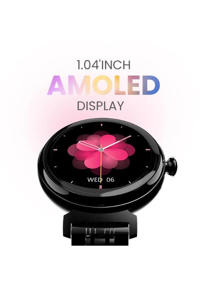 HiFuture Aura Smart Watch for Women’s with 1.04 Inch AMOLED Screen, Black  - Image 2