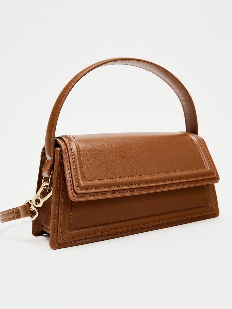 2024 Women'S Handbag Brown Mini City Messenger Bag Black Casual Fashion Handbag - Image 3