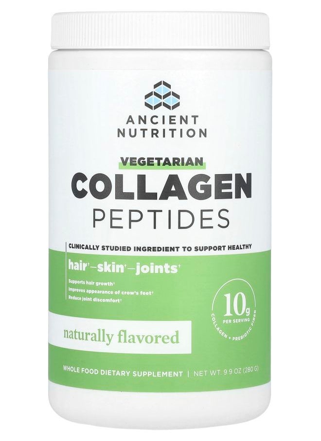 Ancient Nutrition - Vegetarian Collagen Peptides Naturally Flavored 9.9 oz (280 g) - Image 1
