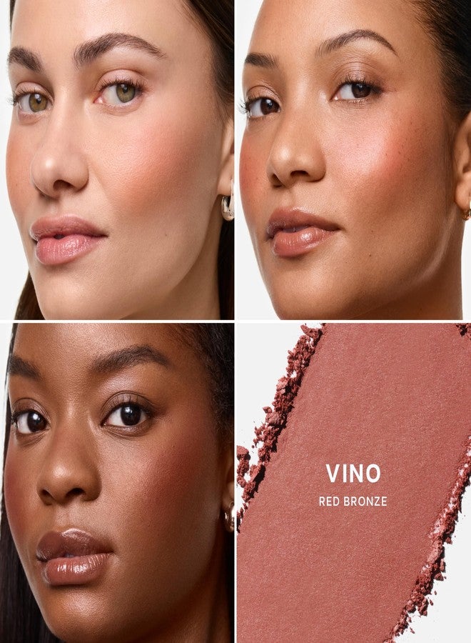 Saie SuperSuede Baked Blush Powder, Vino (0.1 oz) - Image 2