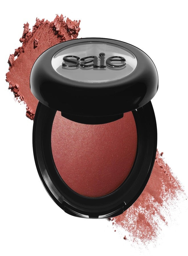 Saie SuperSuede Baked Blush Powder, Vino (0.1 oz) - Image 1