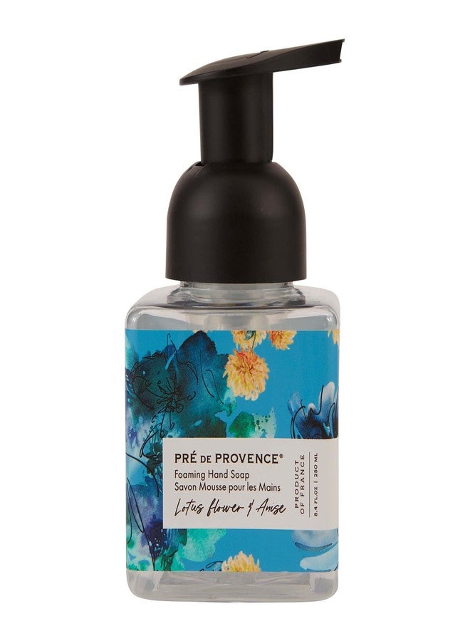 Pre de Provence Le Jardin Collection Scented Foaming Hand Soap, Gentle & Moisturizing, Infused with Jojoba & Cotton Seed Oils, 250 ml, Lotus Flower & Anise - Image 1