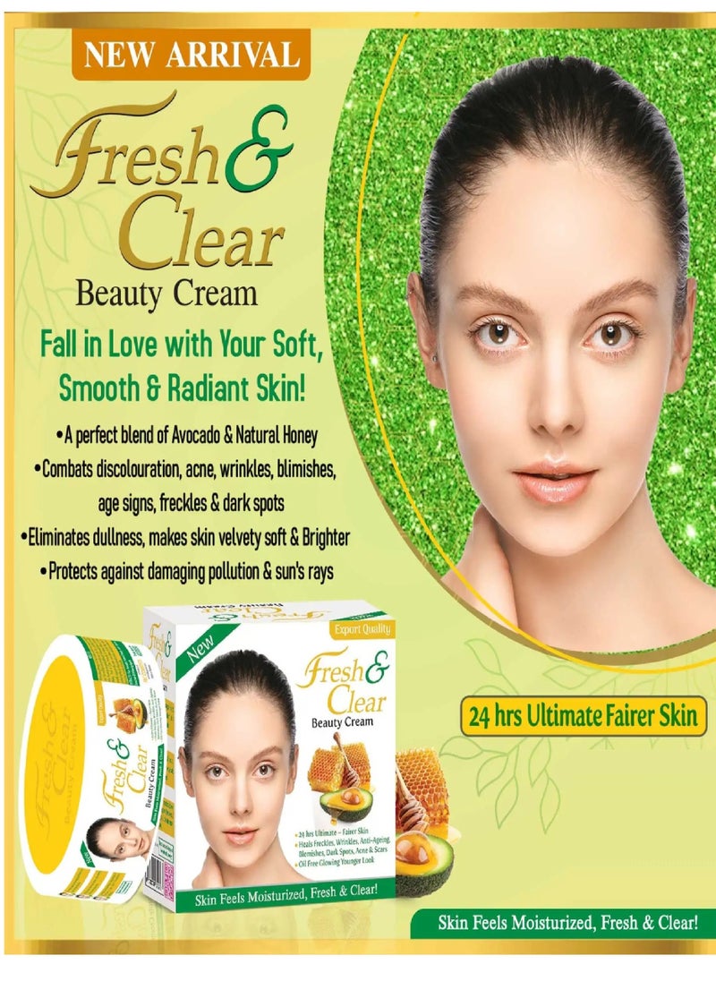 Fresh & Clear - Beauty Cream Skin Moisturized With Avocado Honey - Image 1