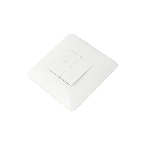 Wipro Northwest (Venia) Switch Combo of 2M Plate + 1M Bell Push + 1 6A Switch, White (Kit 3) - Image 2