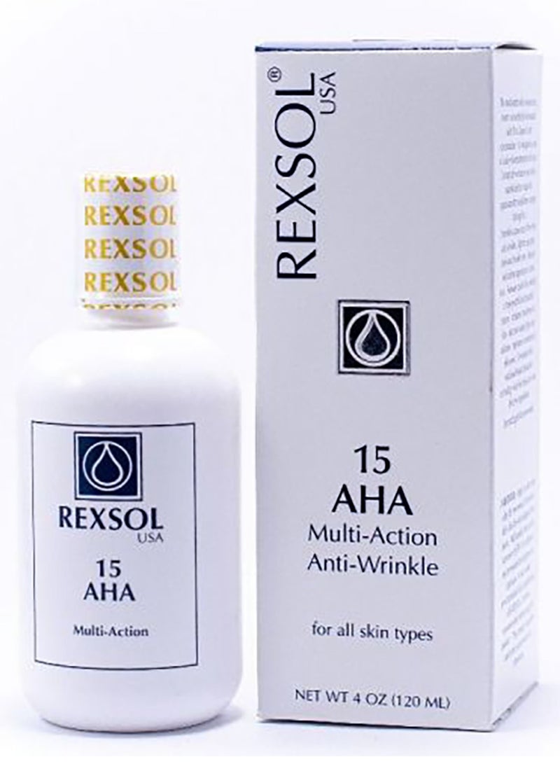ريكسول كريم ريكسول 15 حمض ألفا هيدروكسي متعدد المفعول ومضاد للتجاعيد، 120 مل