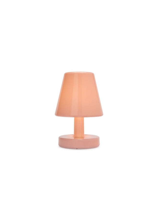 Fatboy Edison the Ambiance Rechargeable Table Lamp, Wireless, Indoor Decorative Lamp with 3 Light Settings, Stepless Dimmable Mood Light, Portable Desk & Bedside Lamp, 16.5 x 25.3 cm – Soft Pink - Image 3