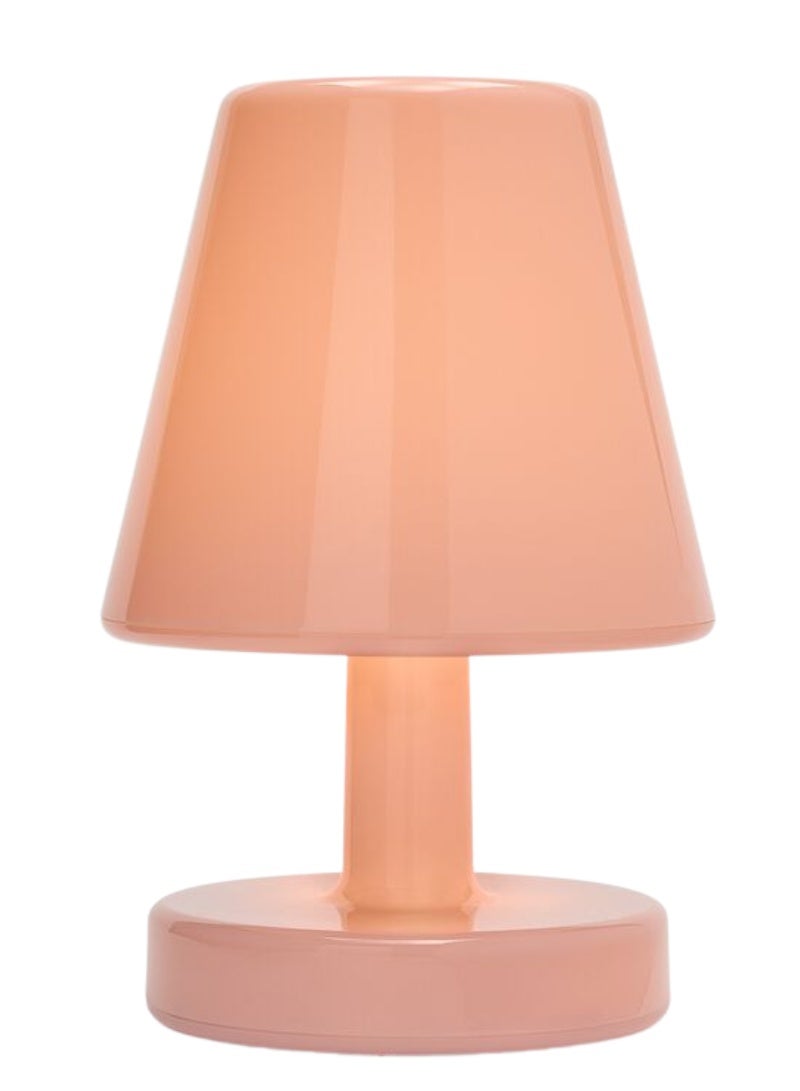 Fatboy Edison the Ambiance Rechargeable Table Lamp, Wireless, Indoor Decorative Lamp with 3 Light Settings, Stepless Dimmable Mood Light, Portable Desk & Bedside Lamp, 16.5 x 25.3 cm – Soft Pink - Image 2
