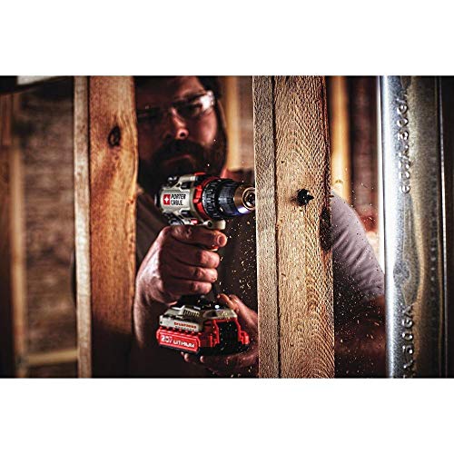 PORTER CABLE PORTER-CABLE 20V MAX Cordless Drill Driver Kit with 2 Batteries and Charger, 1/2 Inch (PCCK607LB) - Image 5