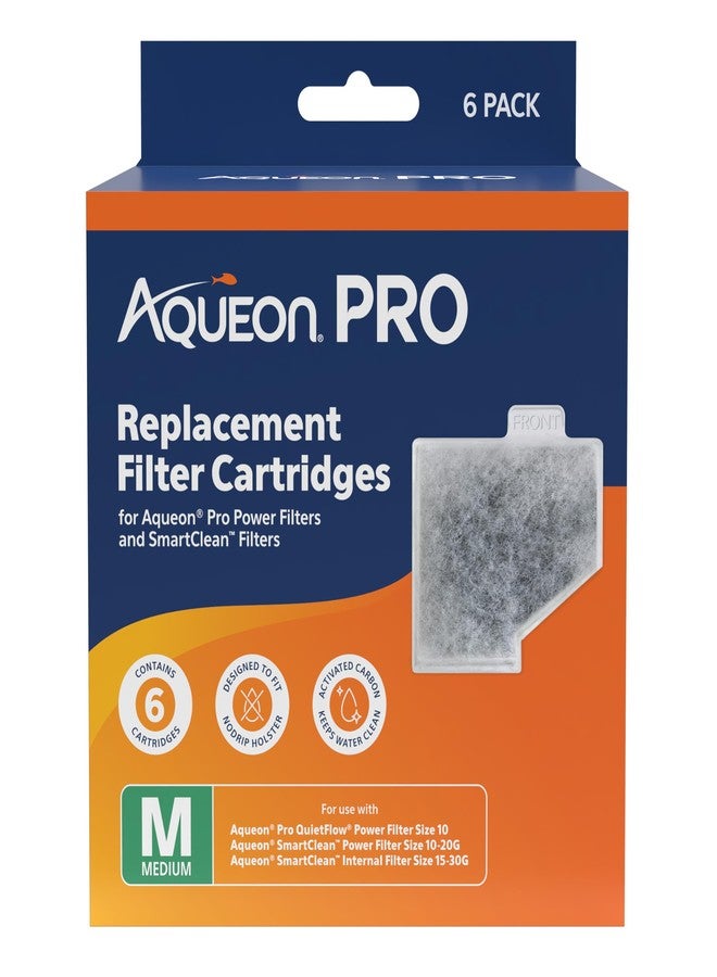 Aqueon PRO Replacement Filter Cartridges Medium 6 Pack - Image 1