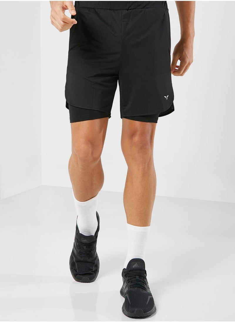SQUATWOLF - Core Mesh 2-In-1 Shorts - Image 1
