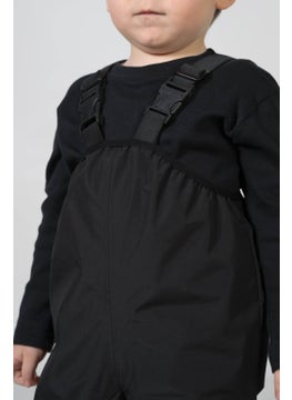 Belkızın Atölyesi Black Thermal Overalls with Straps  - Image 4