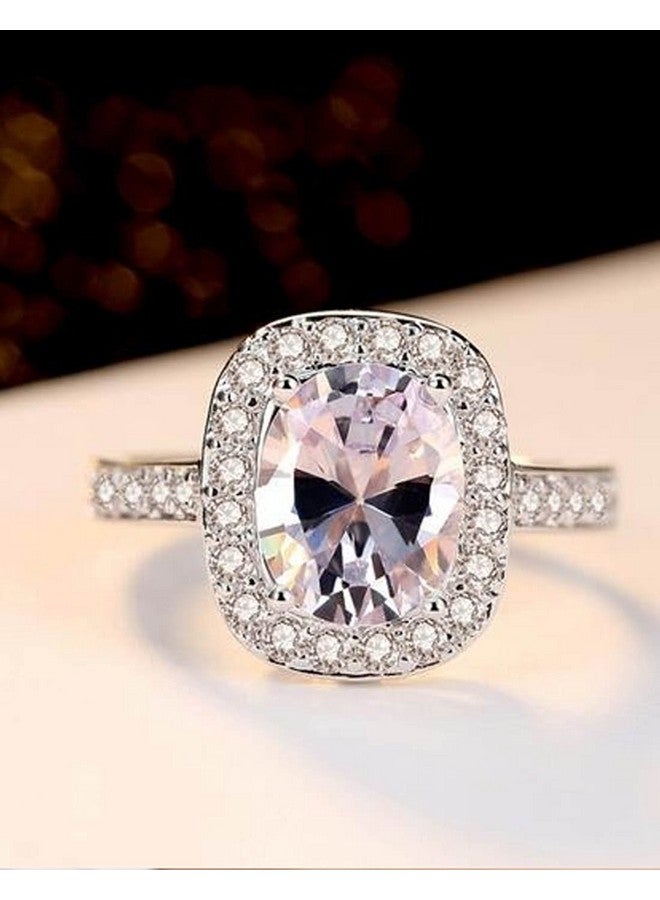 YouBella Jewellery Stylish Silver Plated Solitaire Crystal Ring for Women and Girls - Image 2