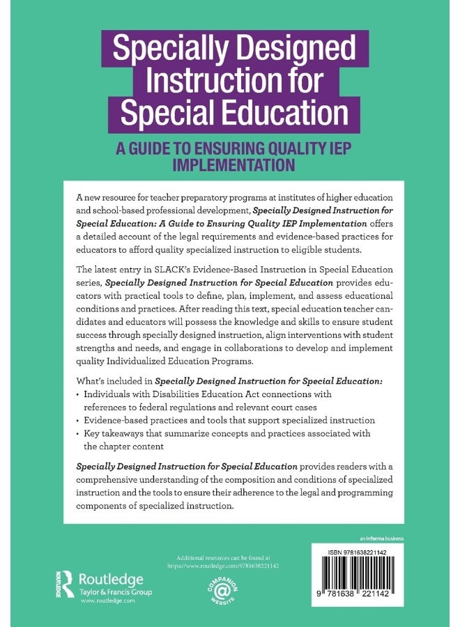 Specially Designed Instruction for Special Education: A Guide to Ensuring Quality IEP Implementation  - Image 2