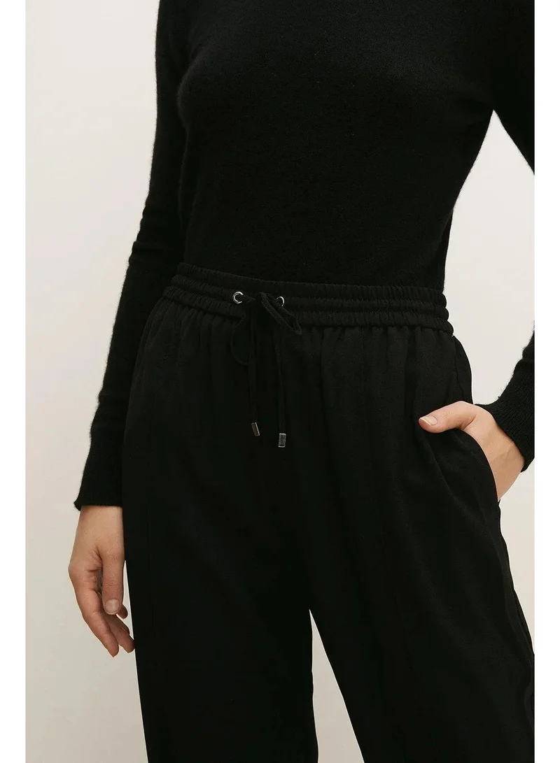 Oasis Sidney Crepe Tie Waist Jogger