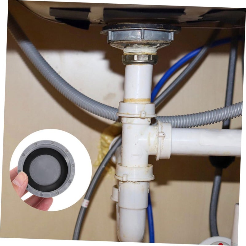 4 Pack Drain Pipe Caps And Sink Covers Easy Clean Prevent Clogs Kitchen Garbage Disposal - Image 5