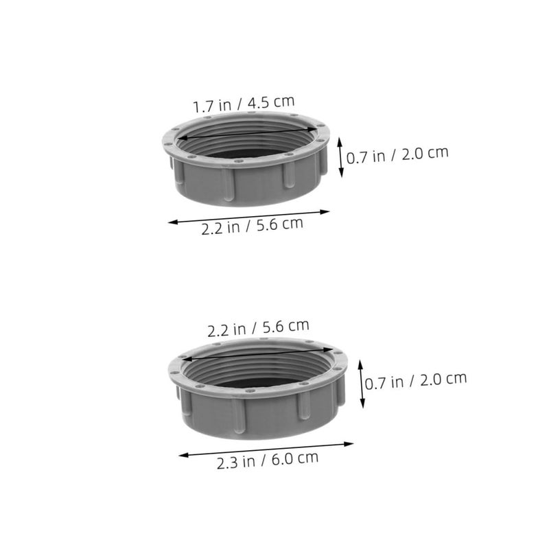 4 Pack Drain Pipe Caps And Sink Covers Easy Clean Prevent Clogs Kitchen Garbage Disposal - Image 3