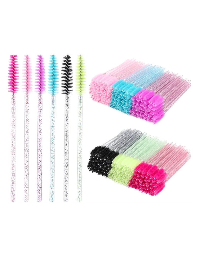 150 Disposable Mascara Wands Eyelash Brush Spoolies for Eye Lash Extension, Eyebrow and Makeup Crystal - Image 1