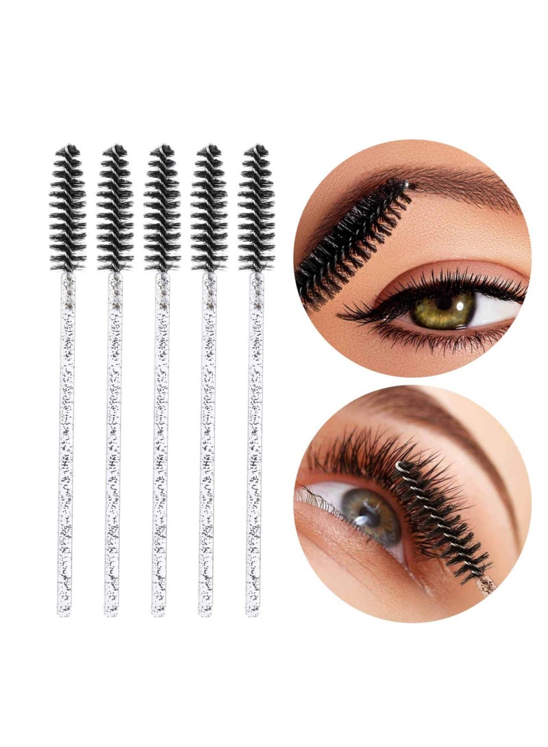 150 Disposable Mascara Wands Eyelash Brush Spoolies for Eye Lash Extension, Eyebrow and Makeup Crystal - Image 2