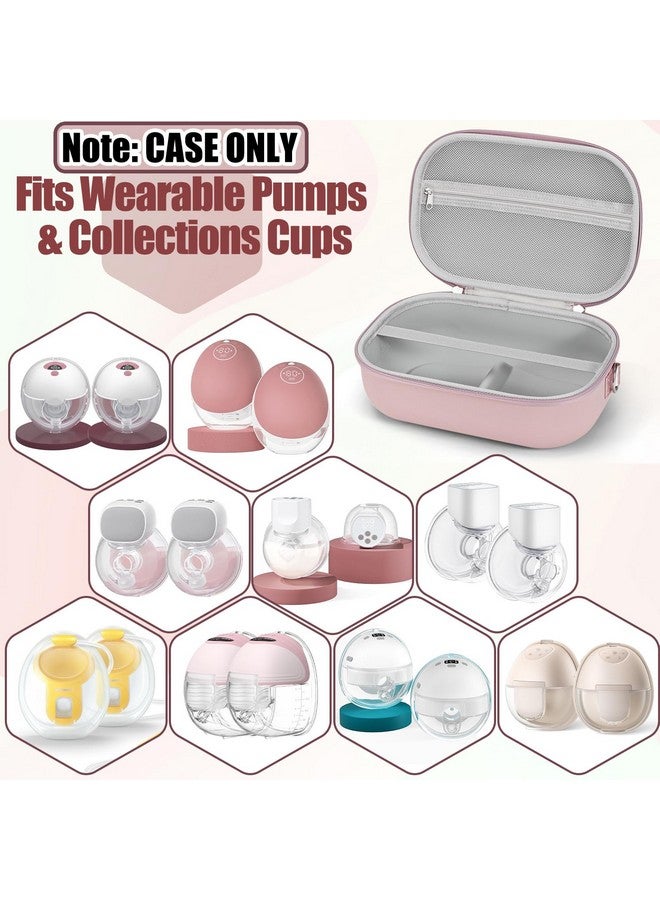 Yewltvep Wearable Breast Pump Bag for Hands-Free Breast Pumps, Hard Breast Pump Case for Momcozy/Willow/eufy/Security/Medela/TSRETE/Bluefair/Nuliie, Storage Bag for Pumping Travel Bag, Diaper Bag, or Handbag - Image 2