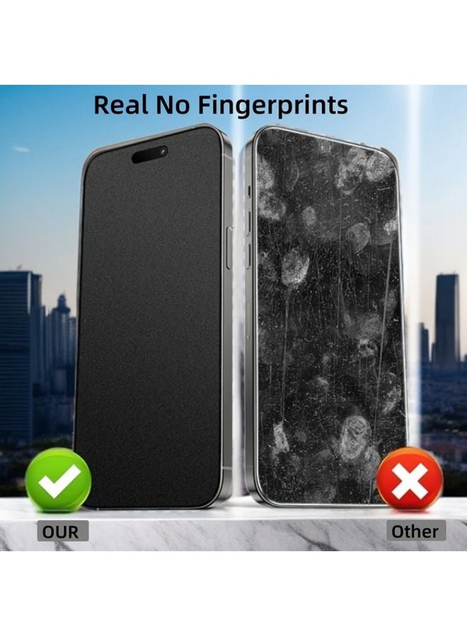 Matte Privacy Glass Screen Protector For iPhone 15 Plus Anti Peeping 9H Tempered - Image 4