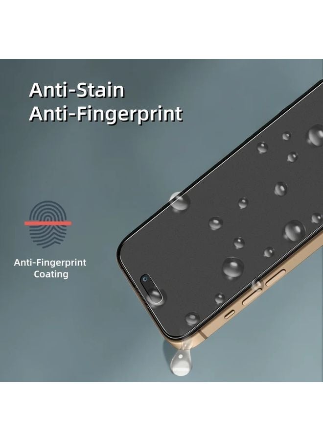 Matte Privacy Glass Screen Protector For iPhone 15 Plus Anti Peeping 9H Tempered - Image 5
