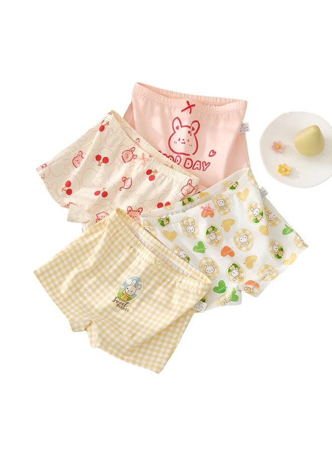 KUYING New Comfortable Skin friendly Breathable Underwear Set 0f 4