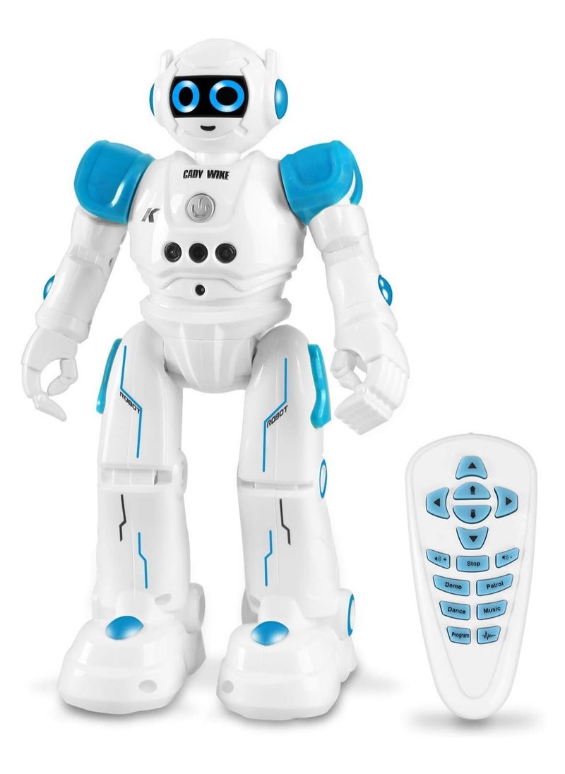 JJRC JJRC R11 CADY WIKE Gesture Sensing Touch Smart RC Robot Toy for Children Toys with Infrared Controller- Blue  - Image 1