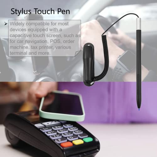 KUIDAMOS Touch Screen Pen,Professional Touch Pen Spring Pen with Spring Rope Spring Pen for Resistive Screen Car Navigation Touch Screen - Image 2
